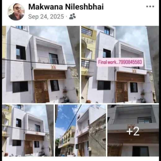 ચણતર પ્લાસ્ટર ટાઇલ્સ કામ plumber કામ કલર કામ ફનીચર કામ મકાન 2D.3D.BMC પ્લાન પાસિંગ. તમામ civil services